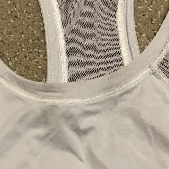 White Lululemon Mesh Tank top - Picture 4 of 5